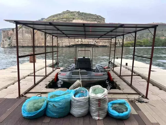 Gaziantep'te Ağ ile Avlanan Şahıs Suçüstü Yakalandı