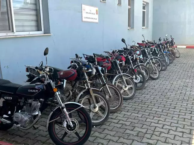 Şanlıurfa'da Jandarmadan Eş Zamanlı Motosiklet Operasyonu