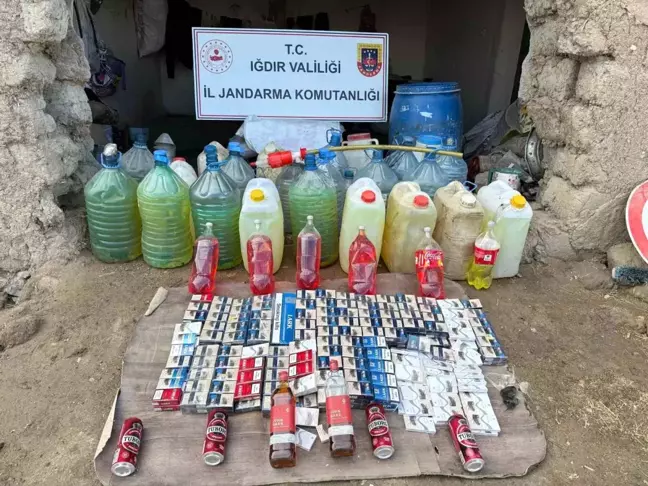 Iğdır'da Kaçak Akaryakıt, Sigara ve Alkol Operasyonu