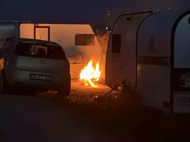 Silivri Açıklarında Meydana Gelen Deprem Sonrası Vatandaşlar Parklara Sığındı
