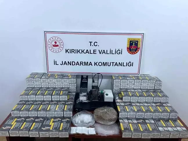 Kırıkkale'de Sahte Makaron ve Kaçak Tütün Operasyonu