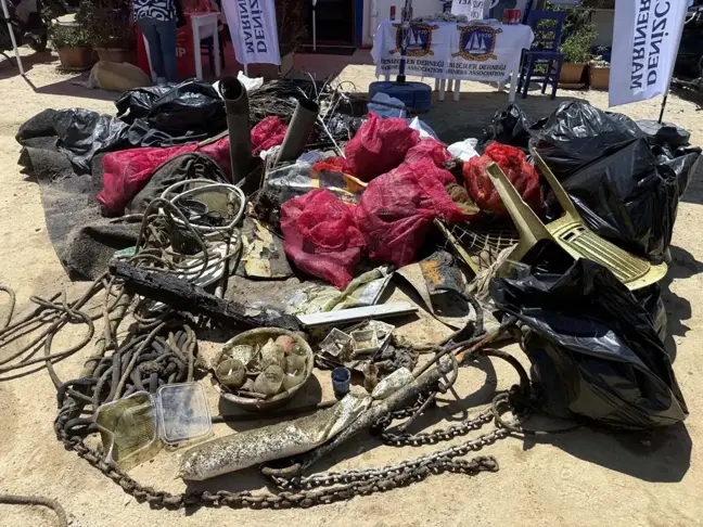 Bodrum'da Myndos Antik Kenti'nde 2 Ton Atık Temizlendi