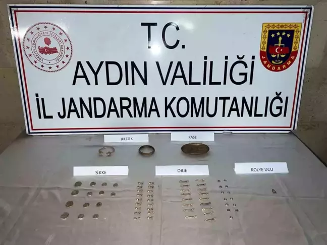Aydın'da Tarihi Eser Kaçakçılığı Operasyonu: 3,5 Milyon TL Değerinde Eser Ele Geçirildi