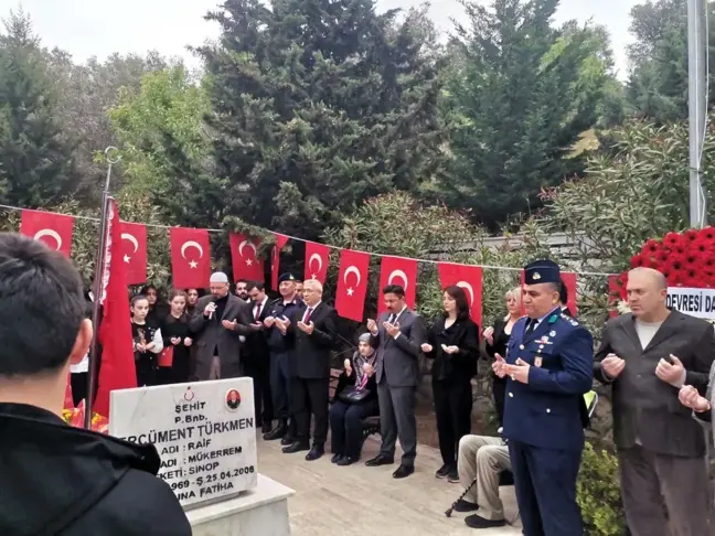 Piyade Binbaşı Ercüment Türkmen, Şehadetinin 17. Yıldönümünde Anıldı
