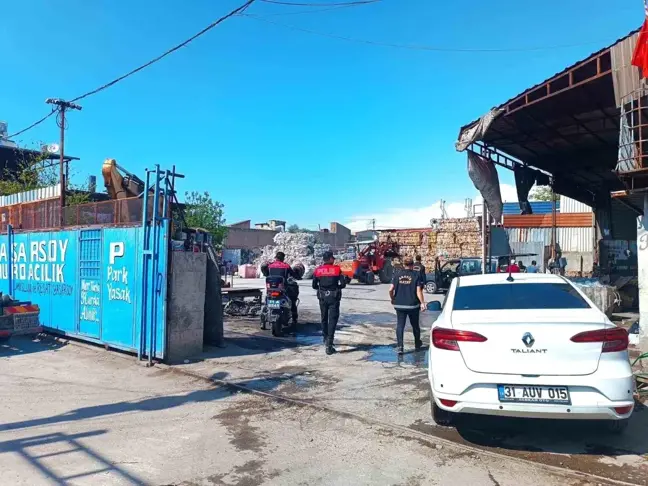 İskenderun'da Hurdacılara Yönelik Denetimler Gerçekleştirildi