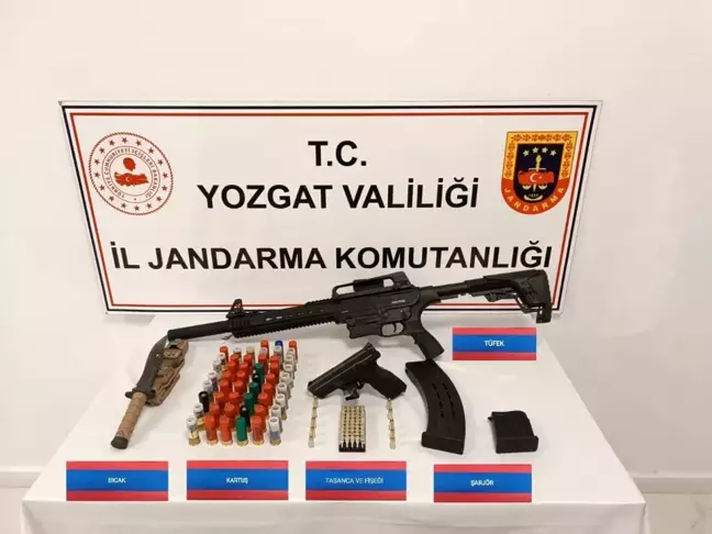 Yozgat'ta Ruhsatsız Silah Ve Mühimmat Ele Geçirildi