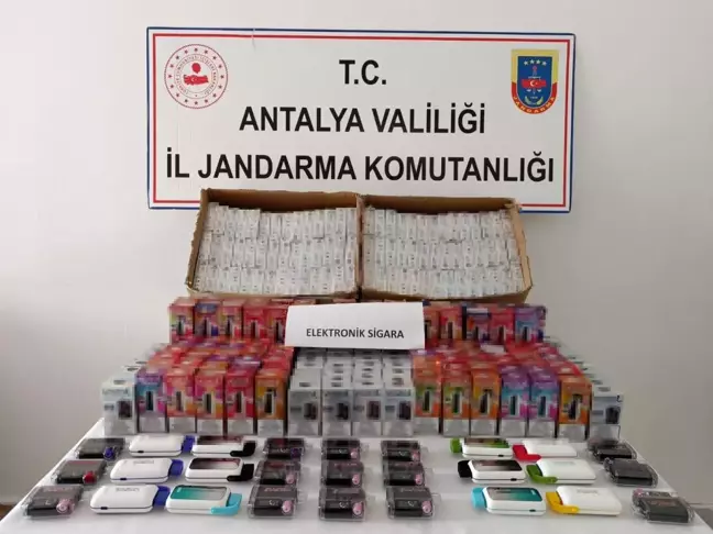Antalya'da 850 Adet Kaçak Elektronik Sigara Ele Geçirildi