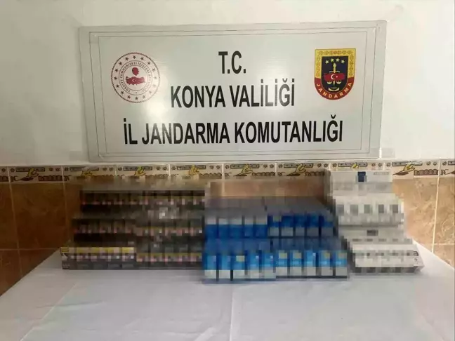 Konya'da Gümrük Kaçağı 1050 Paket Sigara Ele Geçirildi
