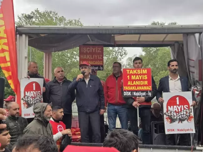 DİSK'e Bağlı Nakliyat-İş Sendikası 1 Mayıs'ı Kutladı