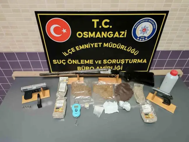 Bursa'da uyuşturucu tacirlerine büyük operasyon: 6 gözaltı