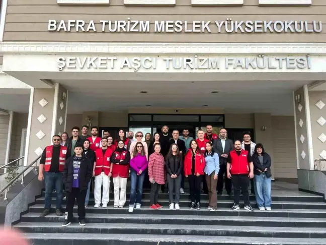 OMÜ Turizm Fakültesi'nden Kan Bağışı Etkinliği