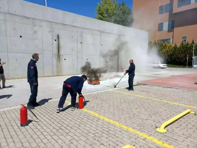 Eskişehir Şehir Hastanesi'nde Acil Durum Tatbikatı Gerçekleştirildi