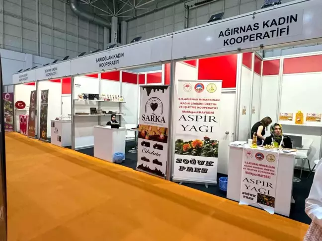 Kayseri Kadın Kooperatifleri Uluslararası Fuar'da Boy Gösterdi