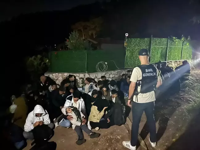 Fethiye'de 36 Düzensiz Göçmen Yakalandı