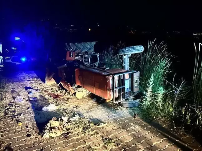 Manisa'da Traktör Kazası: 1 Ölü, 1 Yaralı