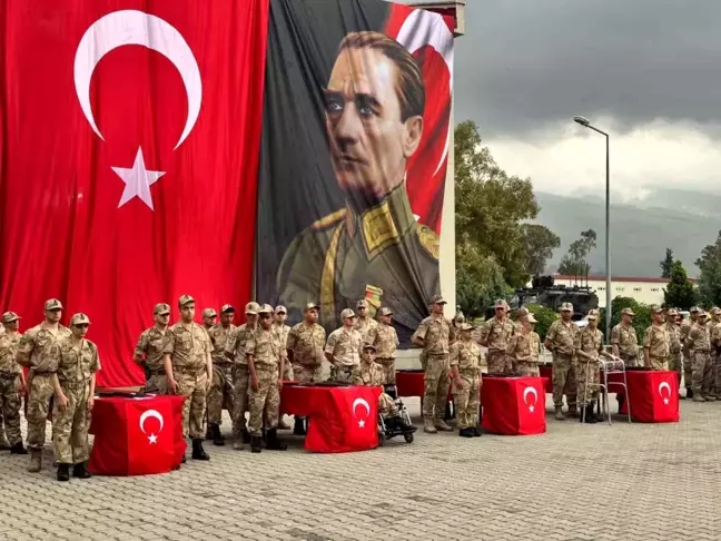 Hatay'da Engelli Bireyler Temsili Askerlik Töreni Düzenledi