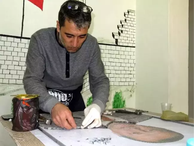 5 Bin Parça Taşla Erdoğan'ın Mozaik Portresini Yapacaklar