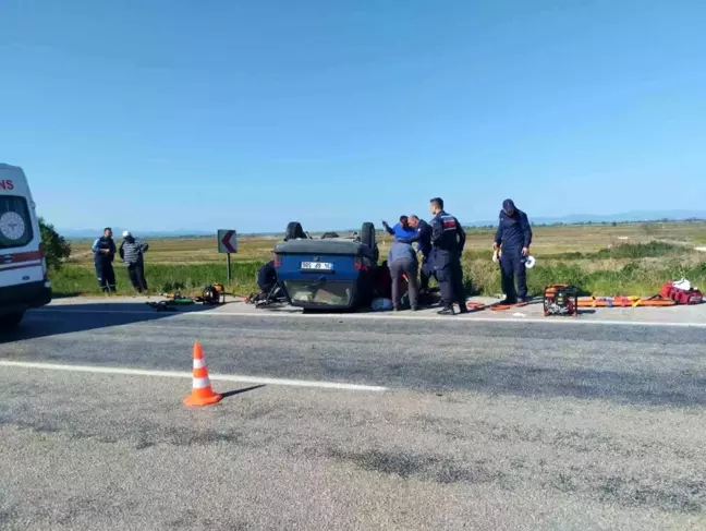 Balıkesir'de trafik kazası: Dört kişi yaralandı