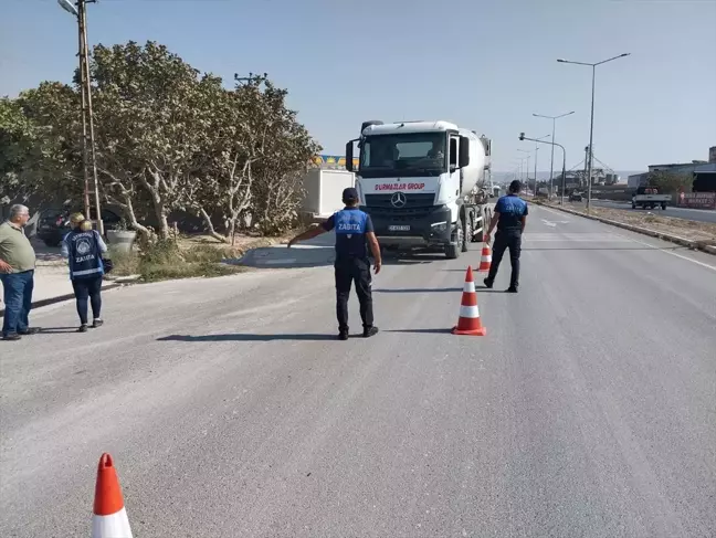 Hatay'da Hafriyat Kamyonlarına Dronlu Denetim