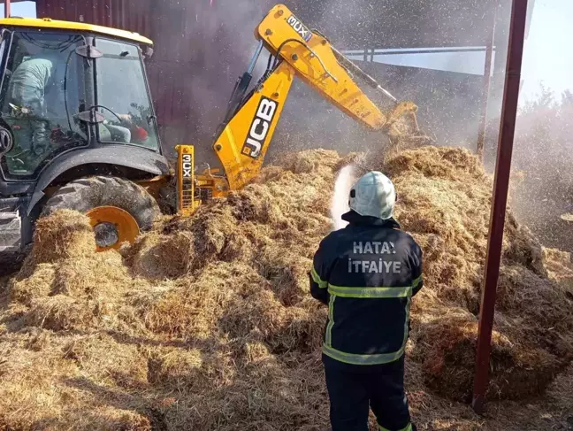 Hatay'da Samanlıkta Yangın Kontrol Altına Alındı