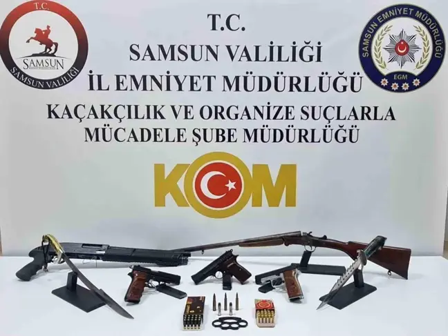 Samsun'da Silah Kaçakçılığı Operasyonu: 1 Gözaltı