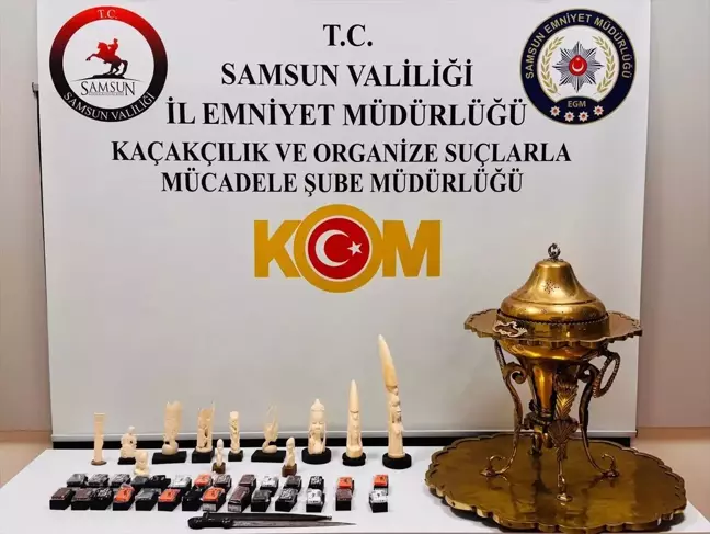 Samsun'da Tarihi Eser Kaçakçılarına Operasyon