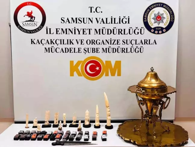 Samsun'da Tarihi Eser Kaçakçılığına Operasyon