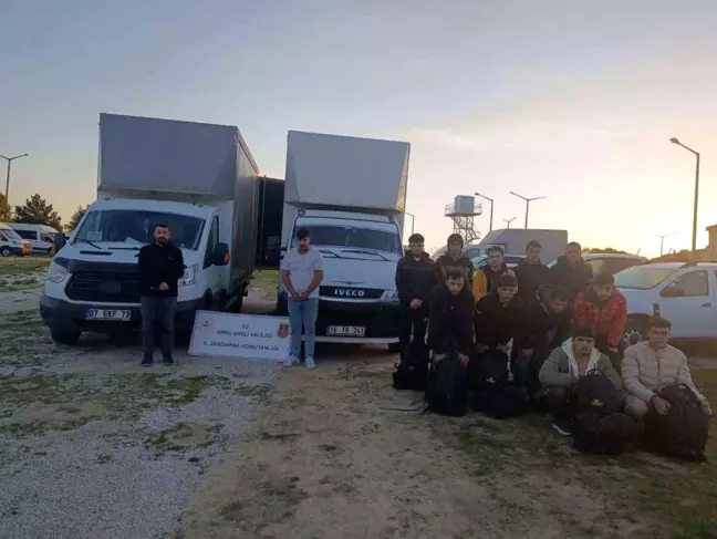Kırklareli'nde Jandarma, 110 Kaçak Göçmeni Yakaladı