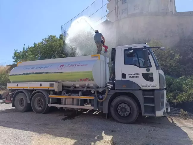 Tunceli'de çıkan yangın söndürüldü