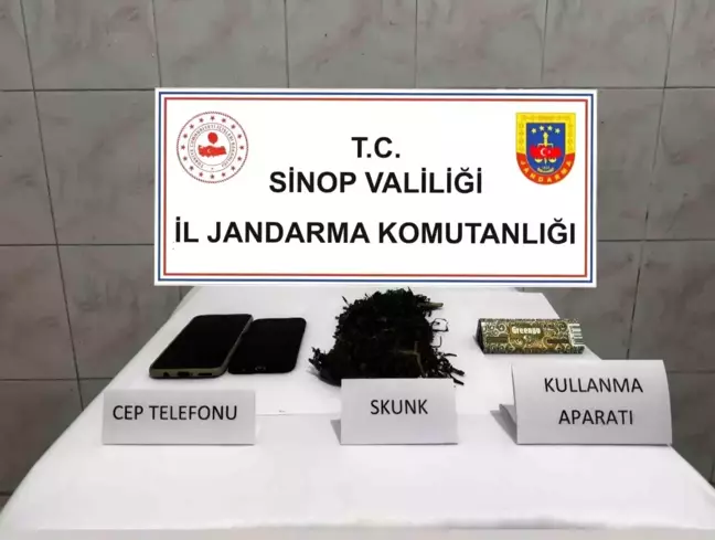 Sinop'ta Uyuşturucu Operasyonu: 40,73 Gram Skunk Ele Geçirildi