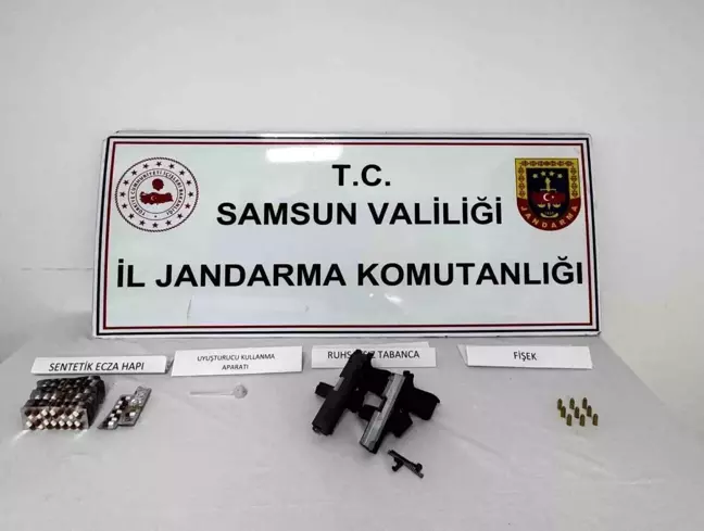 Samsun'da Jandarma Operasyonu: Silah ve Uyuşturucu Ele Geçirildi