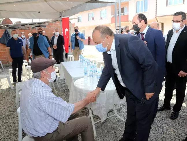 Dışişleri Bakanımız Sayın Çavuşoğlu ve Vali Canbolat, Merhum Koyuncu'nun Cenaze Törenine katıldı