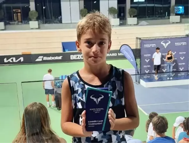 Mersinli Rüzgar Nadal'ın Akademisinde Turnuva Kazandı