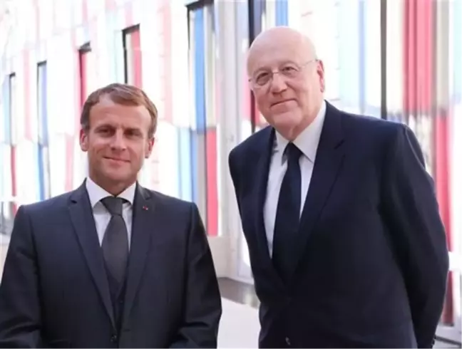 Mikati ve Macron Lübnan'daki Durumu Görüştü