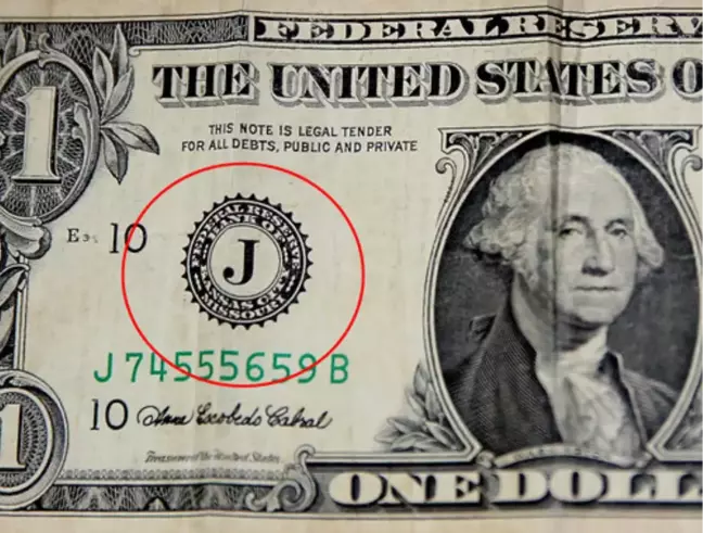 Üzerinde Bulunan 1 Doları