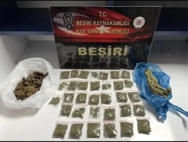 Batman'da Uyuşturucu Operasyonu: 157 Gram Esrar Ele Geçirildi