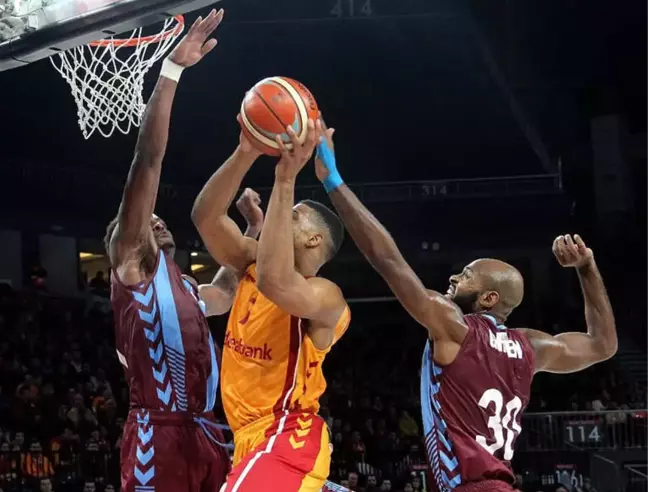 Tahincioğlu Basketbol Süper Ligi: Galatasaray Odeabank: 84 - Trabzonspor: 78
