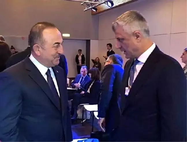 Çavuşoğlu, Davos'ta ikili görüşmeler gerçekleştirdi