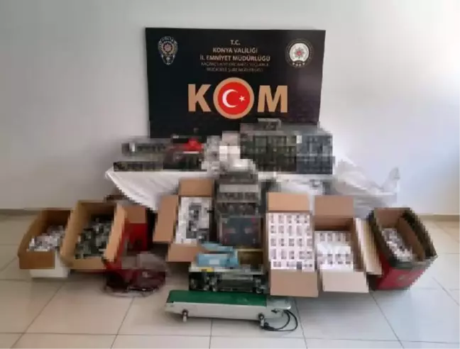 Konya'da 'kaçakçılık' operasyonu: 2 gözaltı