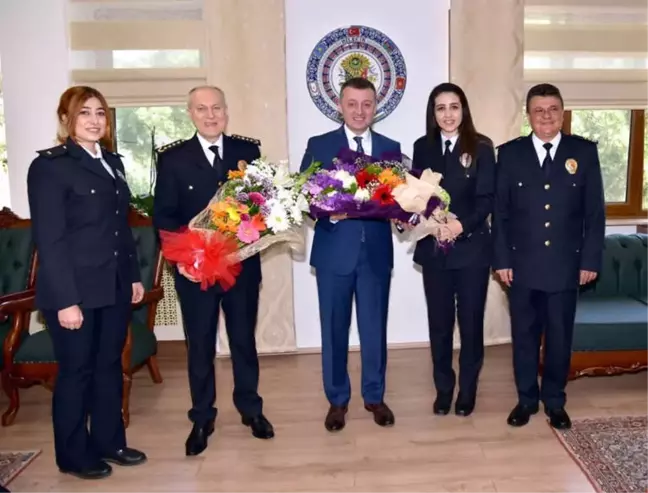 Emniyet Teşkilatından Vali Büyükakın'a Ziyaret
