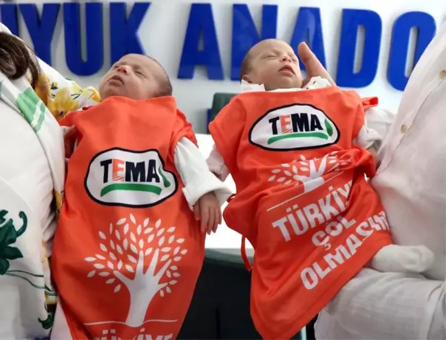 8 Günlük İkizler, Samsun'un En Genç Tema Gönüllüsü Oldular