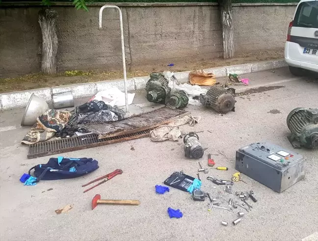 Elazığ'da fabrikadan hırsızlık