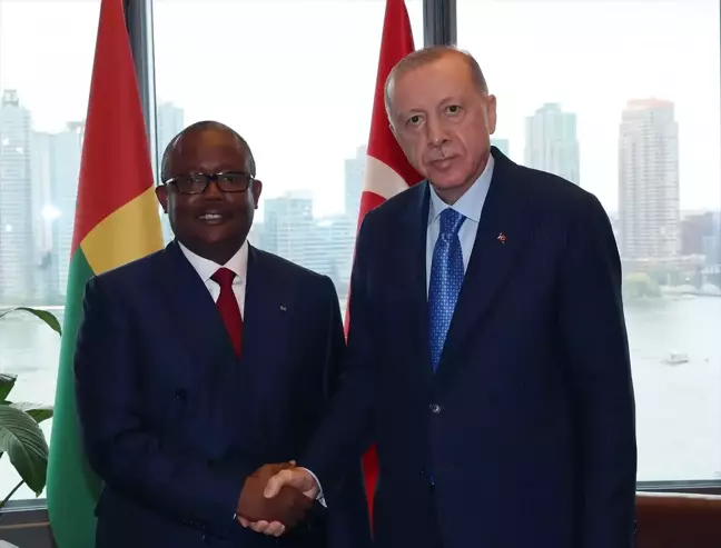 Cumhurbaşkanı Erdoğan, Gine Bissau Cumhurbaşkanı Embalo ile Görüştü