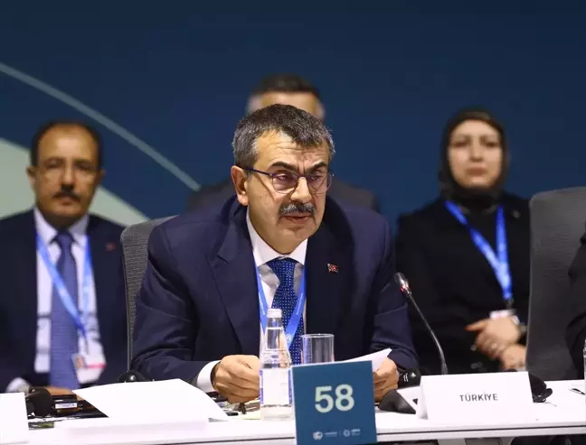 Milli Eğitim Bakanı Tekin, Azerbaycan'da düzenlenen COP29'da konuştu