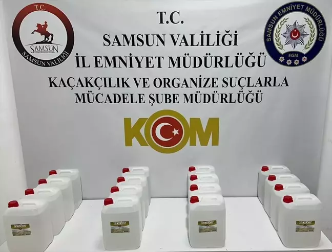 Samsun'da Sahte İçki Operasyonu: 2 Gözaltı