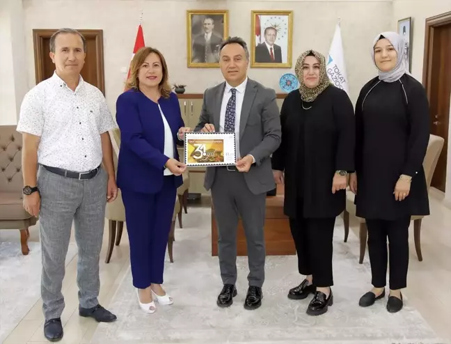 Tokat Gaziosmanpaşa Üniversitesi'nin 31. kuruluş yıl dönümü anısına hatıra pulu bastırıldı