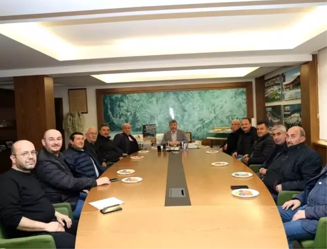 Kütahya Gediz Belediye Başkanı Muhtarlarla İstişare Toplantısı Yaptı