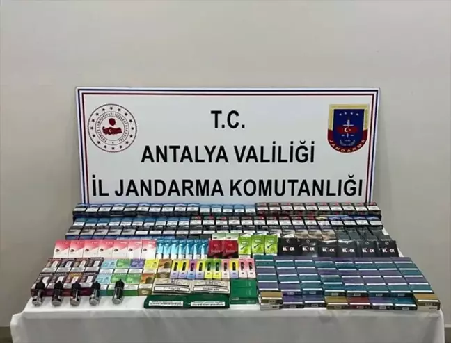 Manavgat'ta Kaçakçılık Operasyonu: 1 Milyon Makaron Ele Geçirildi