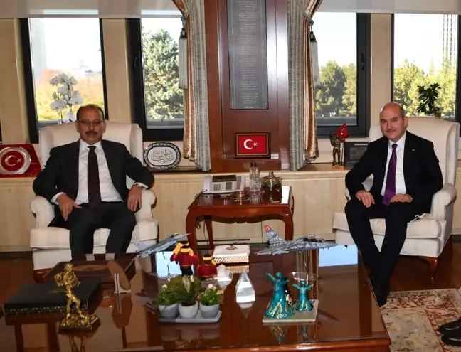 Son dakika haberi... İçişleri Bakanı Soylu'dan Yargıtay ve Sayıştay başkanlarına ziyaret
