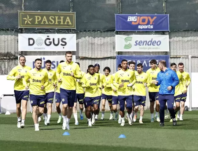 Fenerbahçe, Union Saint-Gilloise maçı hazırlıklarını sürdürdü
